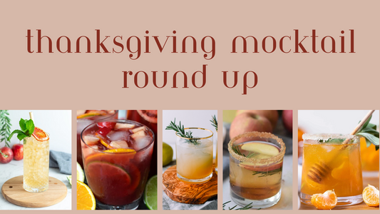 Thanksgiving Mocktail Round up